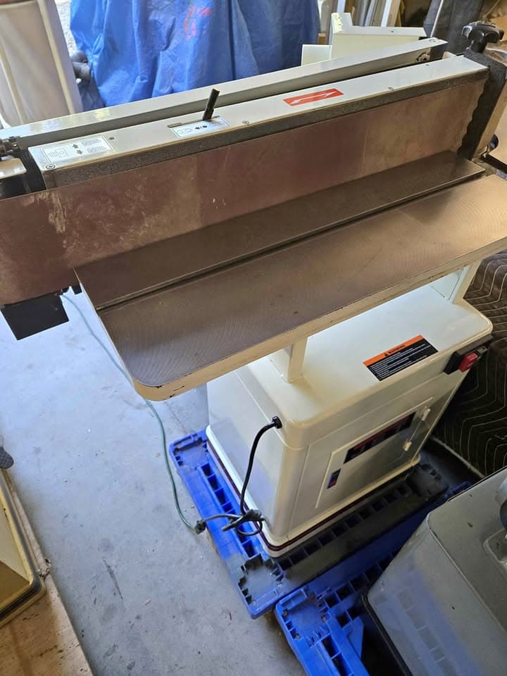Jet edge sander