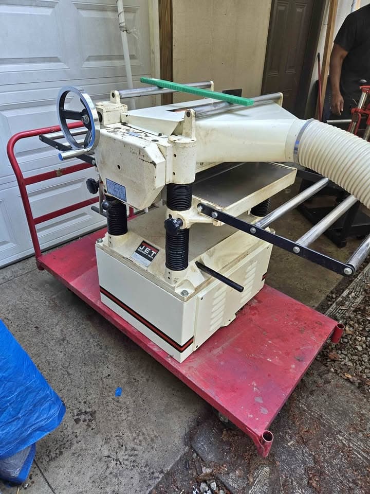 Jet 20" thickness planer